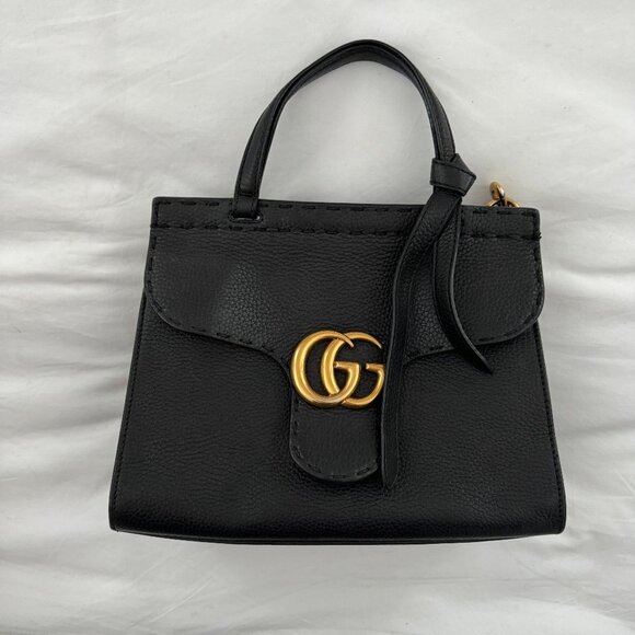 Gucci Handbags - Gucci GG Marmont Small Top Handle Bag